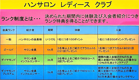 ハンサロン レディースクラブ