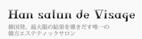 【Han care system】韓国発、最大限の結果を導きだす唯一の韓法エステティックサロン